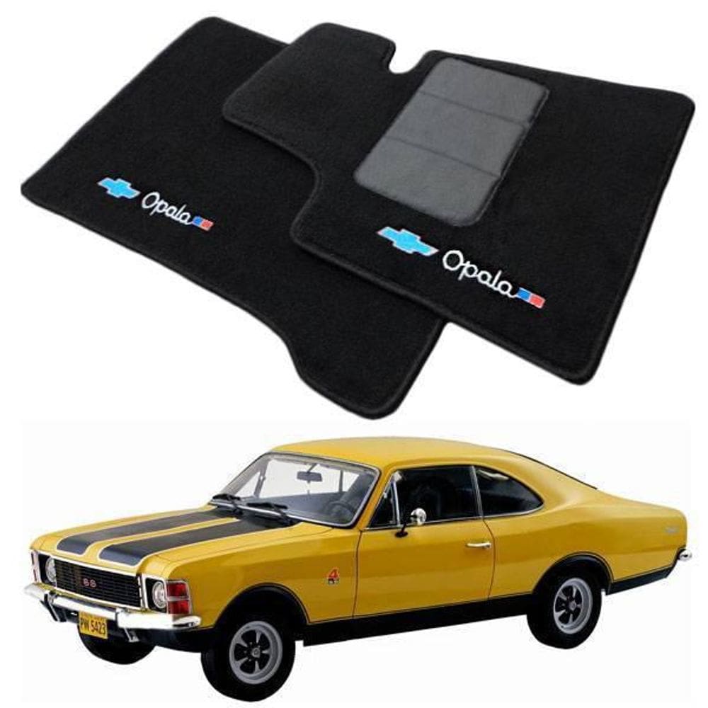 Tapete automotivo chevrolet opala em carpet linha luxo
