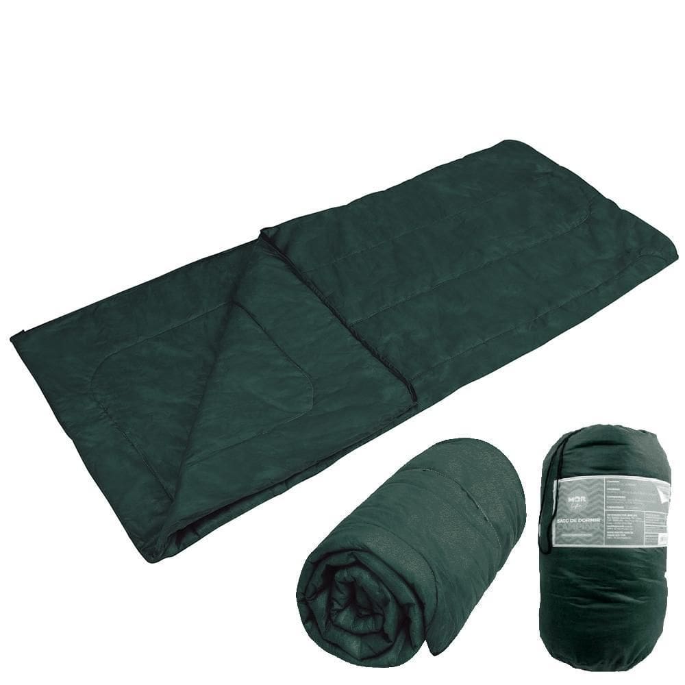 Saco de dormir colchonete dobrável acampamento camping mor