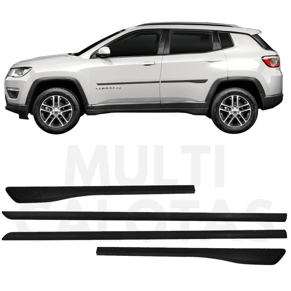Friso lateral jeep compass 2017 a 2022 modelo