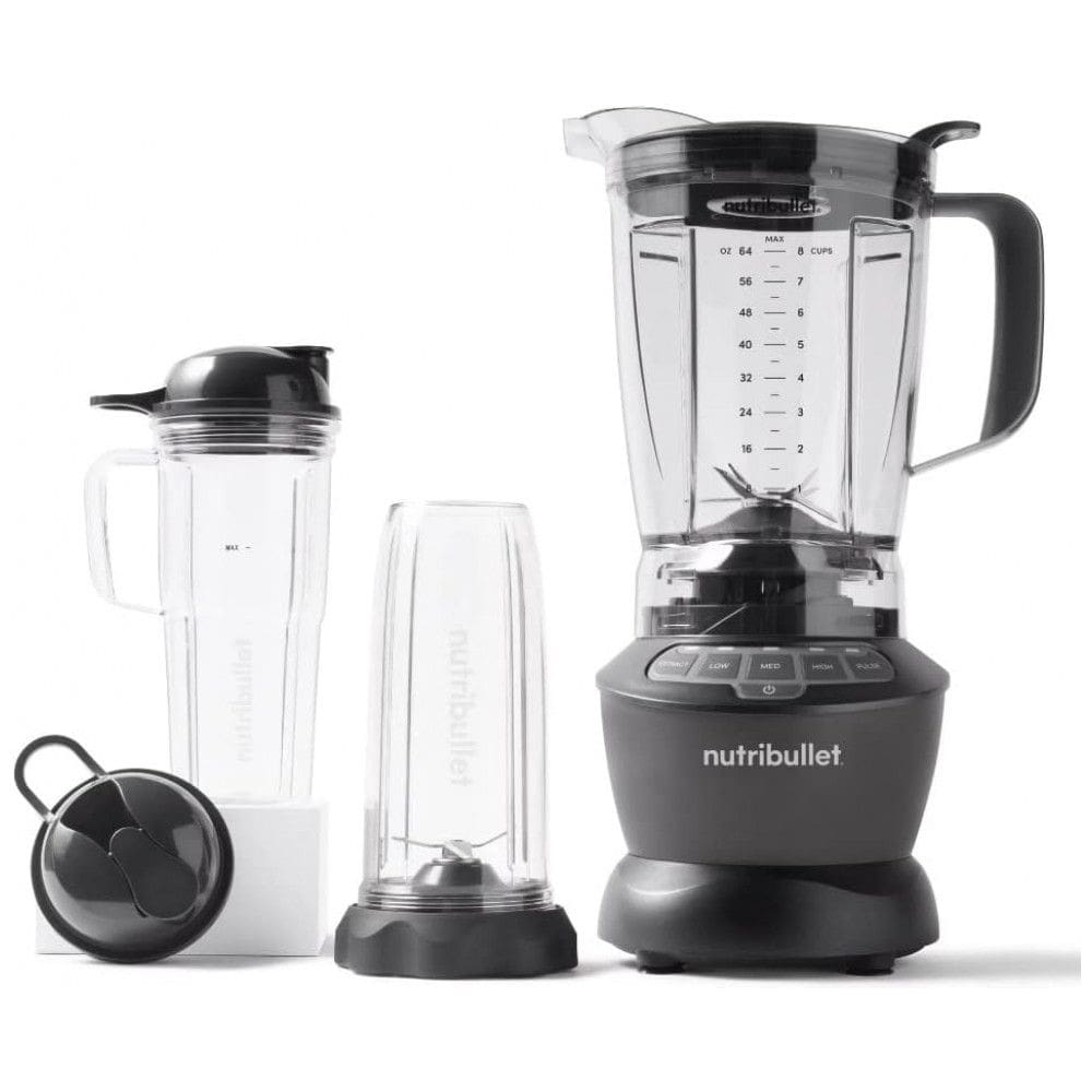 Liquidificador de Bancada 1,9 Litros com 3 Velocidades, 110V 1200W, Nutribullet, Cinza