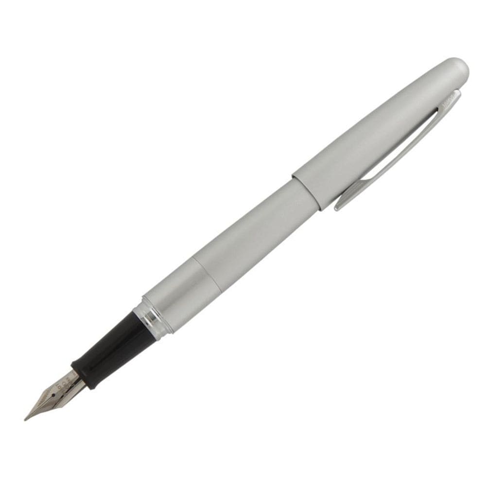Caneta tinteiro pilot metropolitan mr series prateada