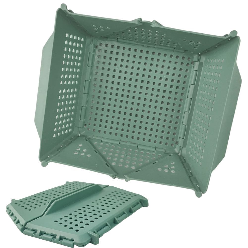 Cesta Secar Frutas Verduras Vegetais Dobravel Porta Objetos Pia Cozinha Copa Fruteira Organizador Lava