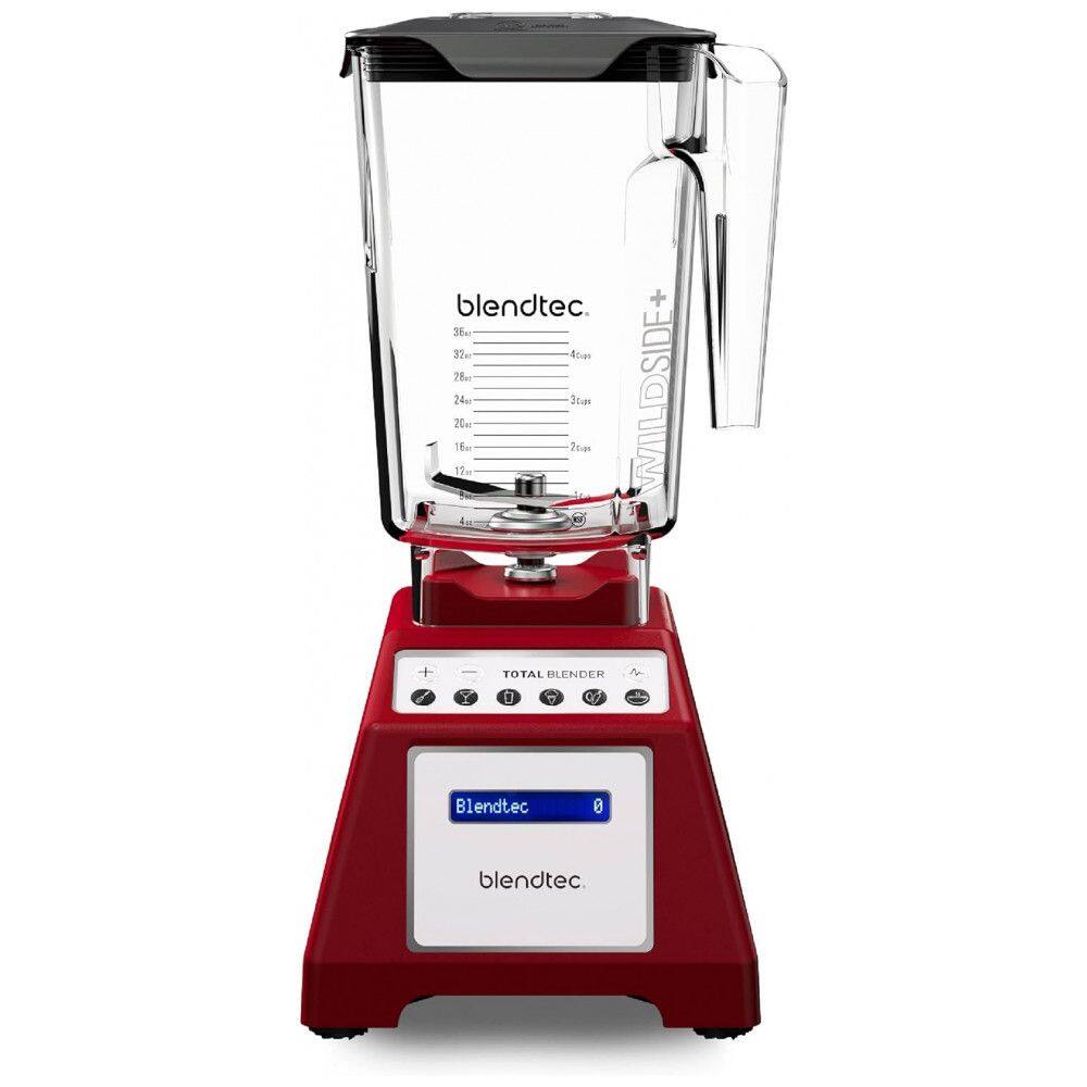 Liquidificador de Bancada Profissional 2.6L com 6 Predefinições e 10 Velocidades, 110v, BLENDTEC TB 631 25, Vermelho