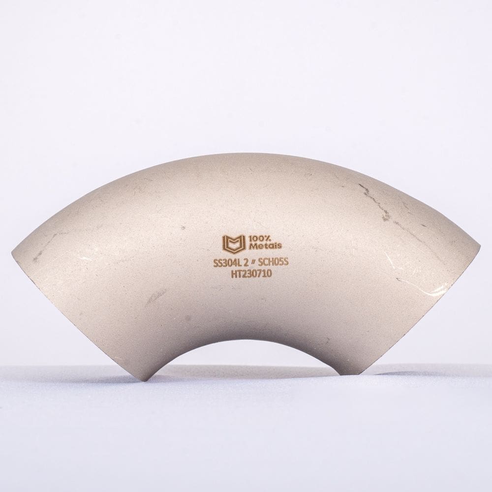 CURVA 90º INOX 304 SCH.05 SOLDA (BW) IMP. - 4 (114.30mm)