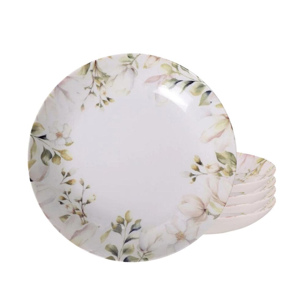Jogo De Pratos Fundo 22Cm 4Pcs Porcelana Magnolia Tramontina