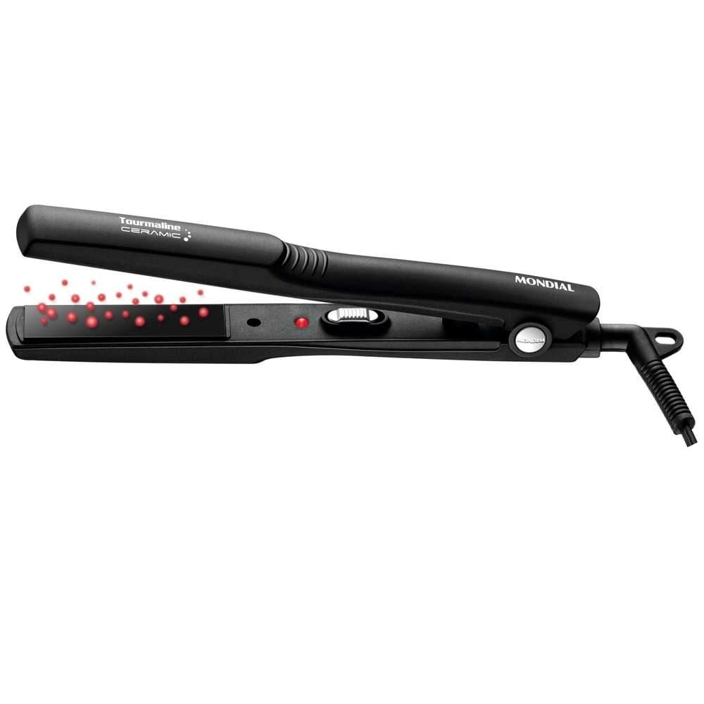 Prancha chapinha alisadora mondial tourmaline cermic 30w bivolt