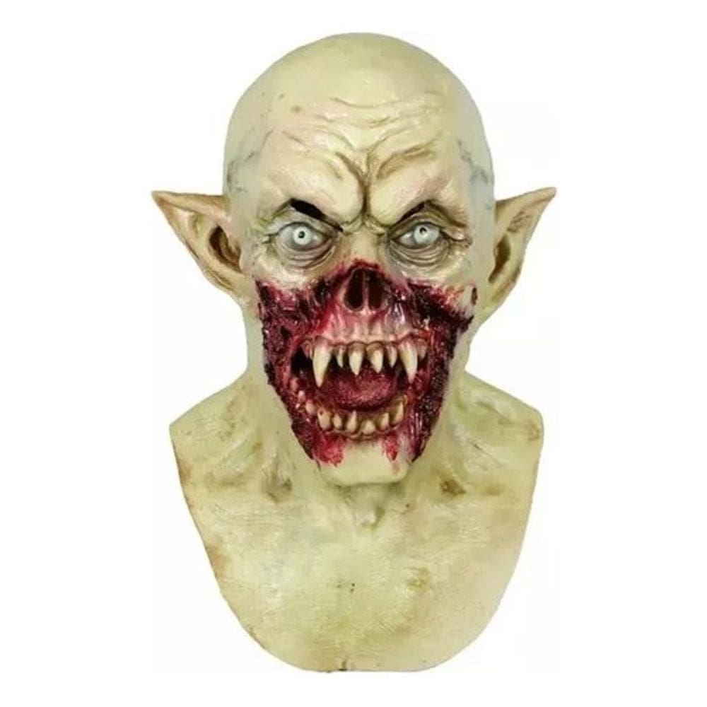 Máscara Látex Zumbi Vampiro Festa Halloween Terror Fantasia