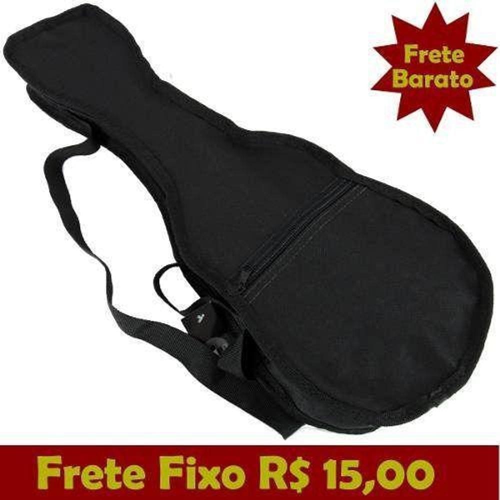 Capa acolchoada ukulele concerto luxo nylon barato