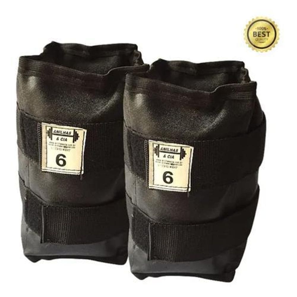 2x caneleira/ tornozeleira 6kg super premium