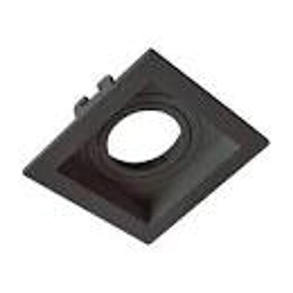 Spot recuado de embutir pix quadrado mr16 direcionável preto