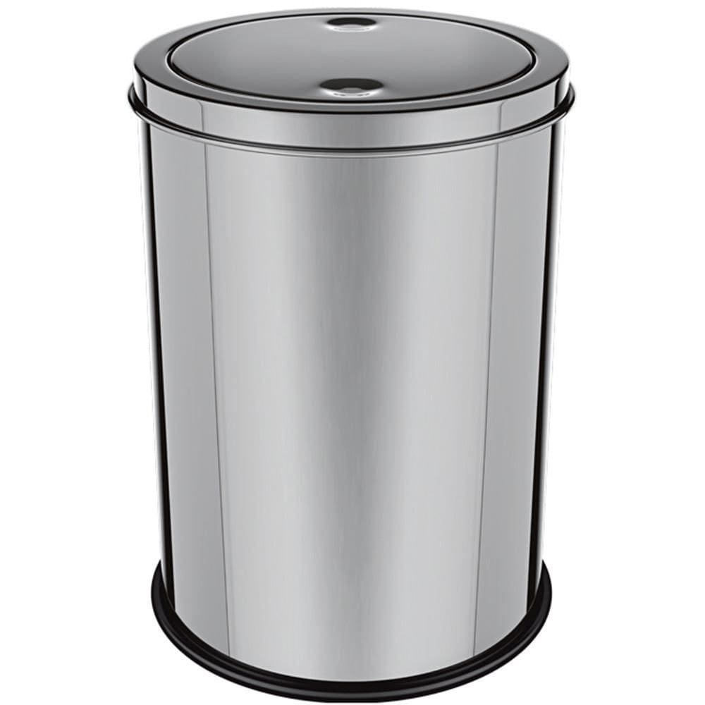 Lixeira Inox 12 Litros Basculante Banheiro Cozinha