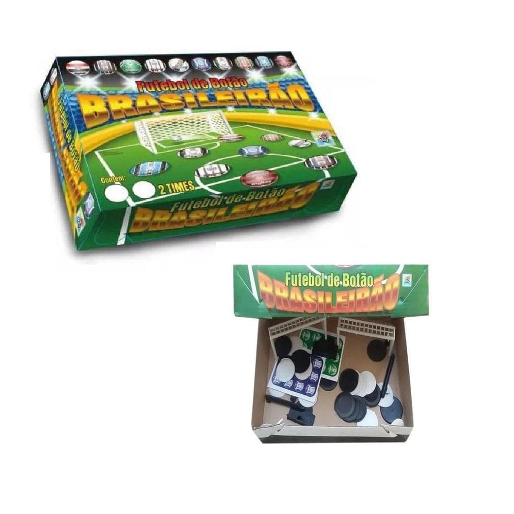 Jogo de futebol de botão brasileirão 2 times divertido