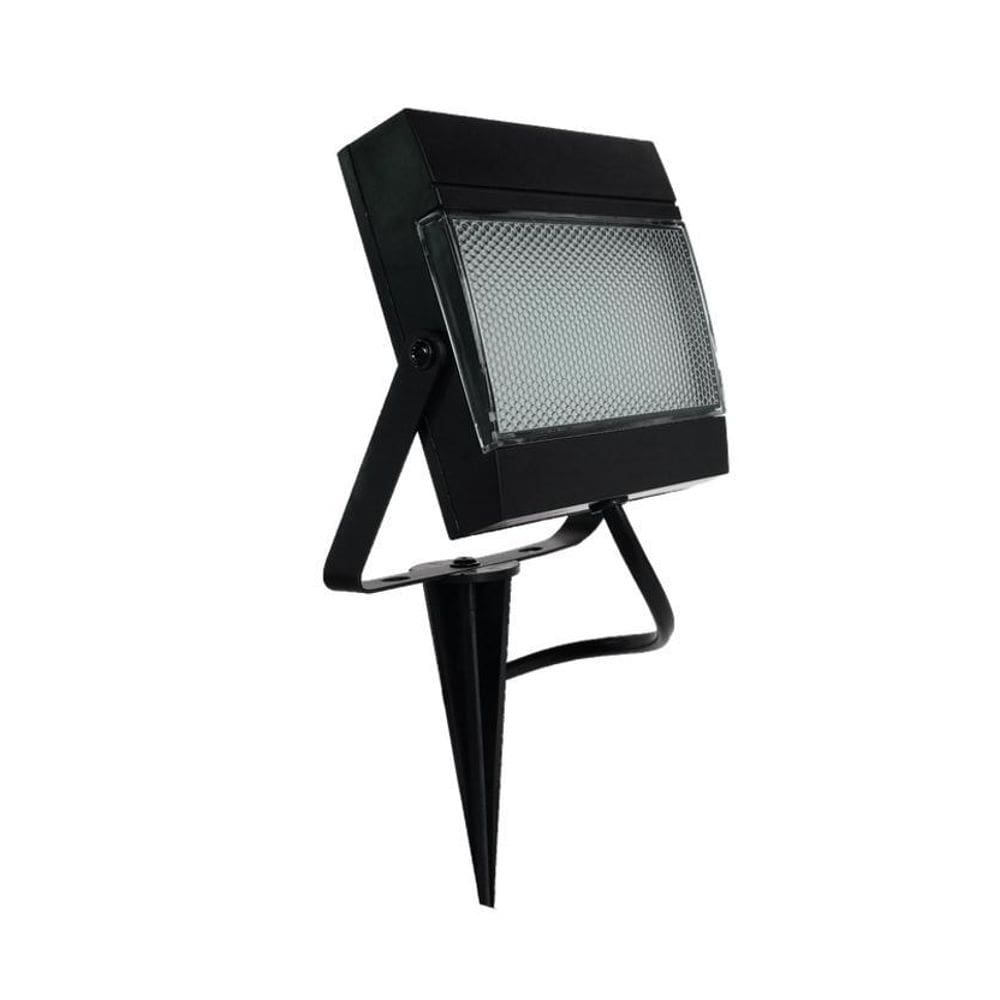 Refletor luminaria led com estaca para jardim 10w luz verde