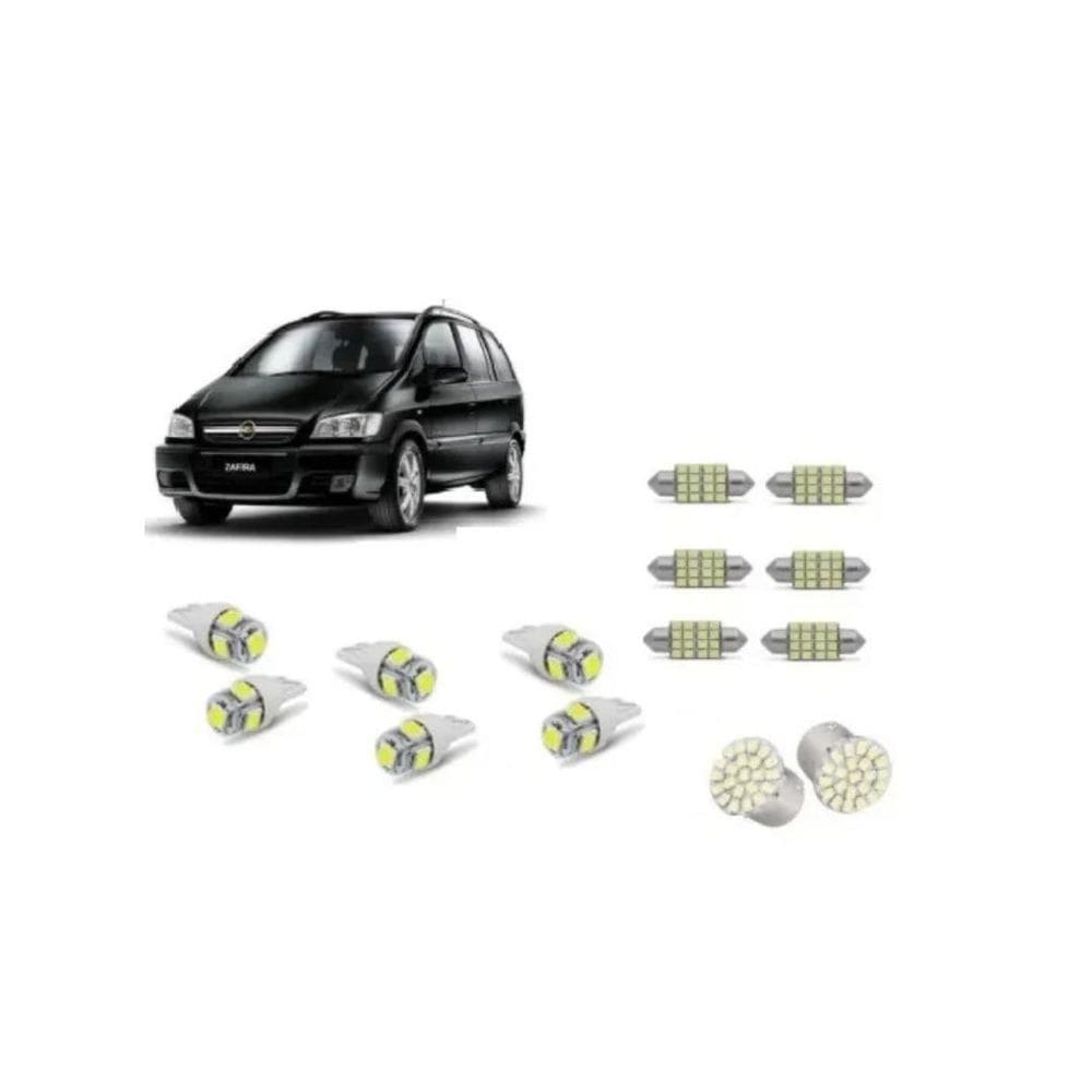 Kit zafira led lampada 2001/ 02/ 03/ 04/ 05/06 em diante
