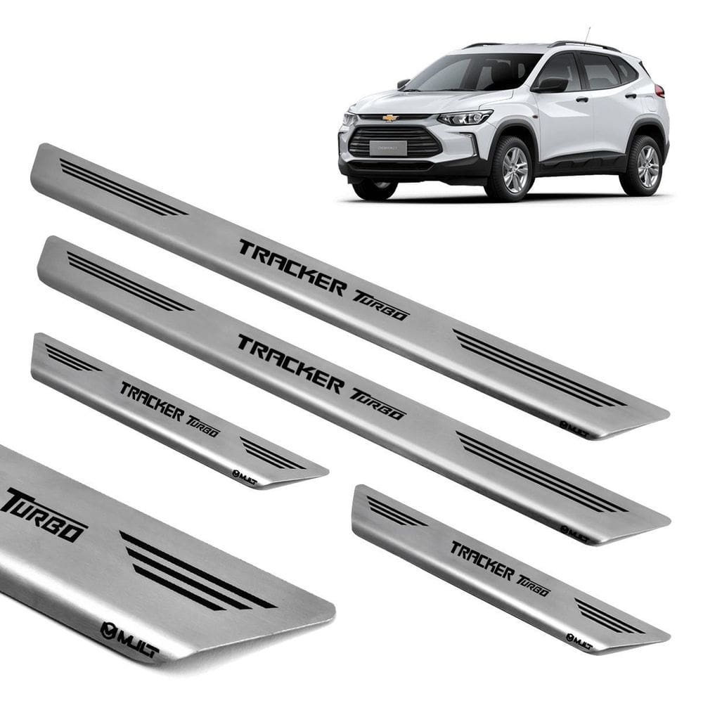 Soleira aço inox escovado porta  mult tracker 2022