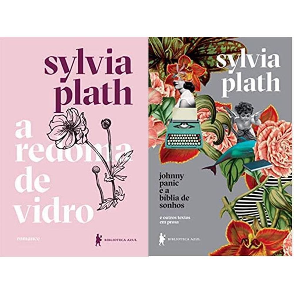 Kit 2 Livros Sylvia Plath A Redoma Vidro + Johnny Panic E A