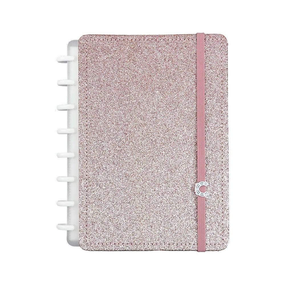 Caderno Inteligente A5 80Fls Lets Glitter Rose