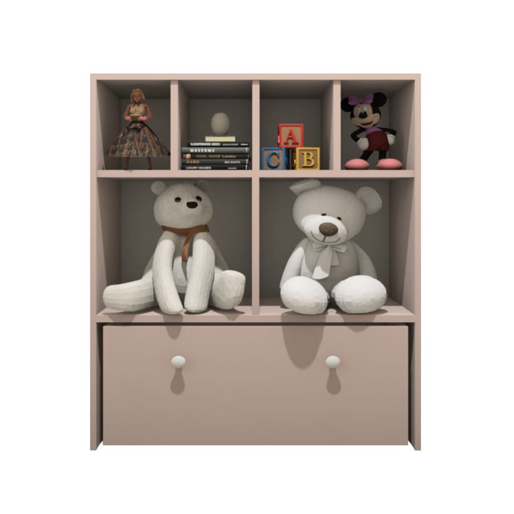 Estante Nicho Organizador de Brinquedos Infantil em MDF PlanCasa