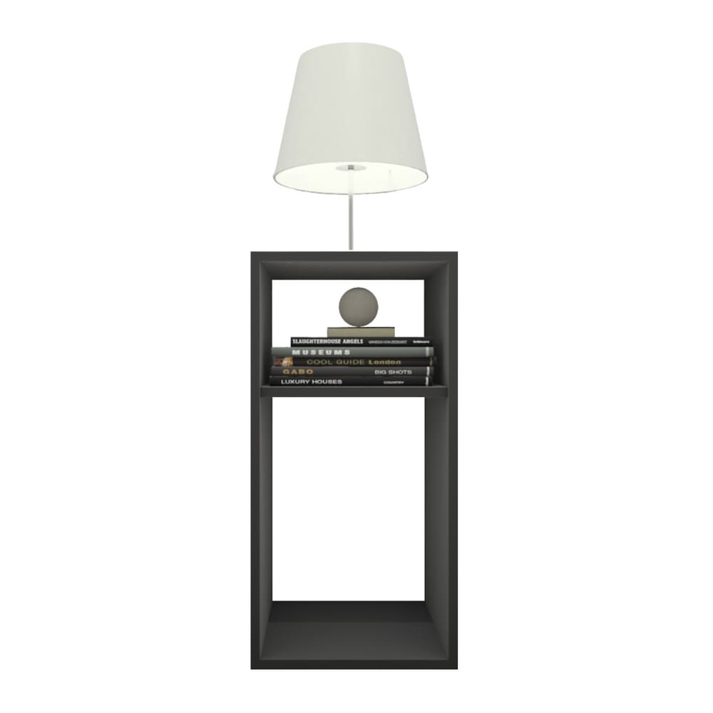 Mesa de Cabeceira Pequena 2 Nichos em MDF PlanCasa