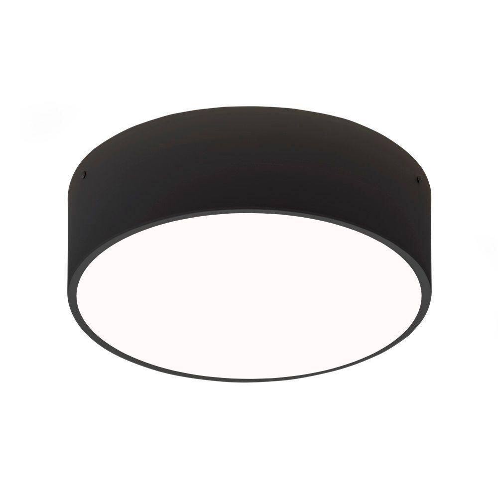 Plafon Taschibra Ring Redondo Taschibra Bivolt 4xe27 Bivolt Preto