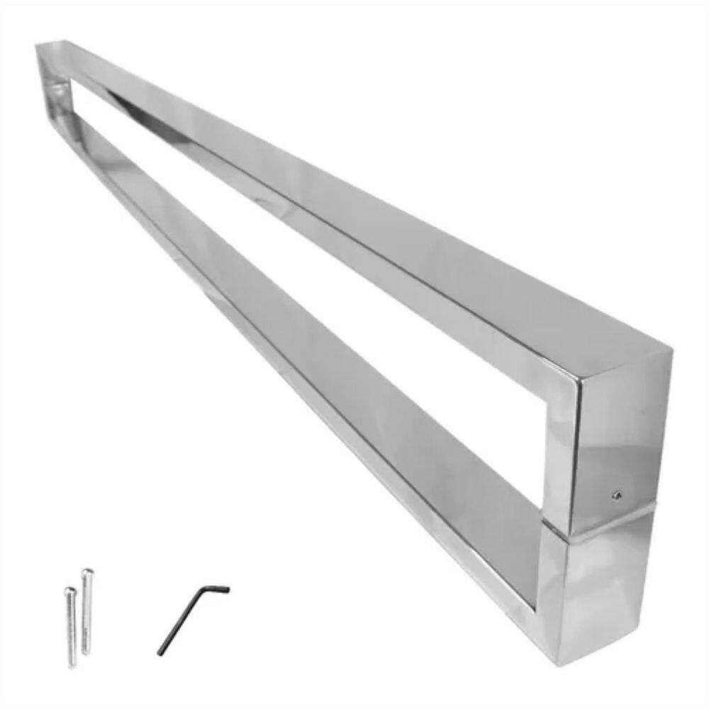 Puxador Tipo C Inox Polido 40x20 - 1000mm
