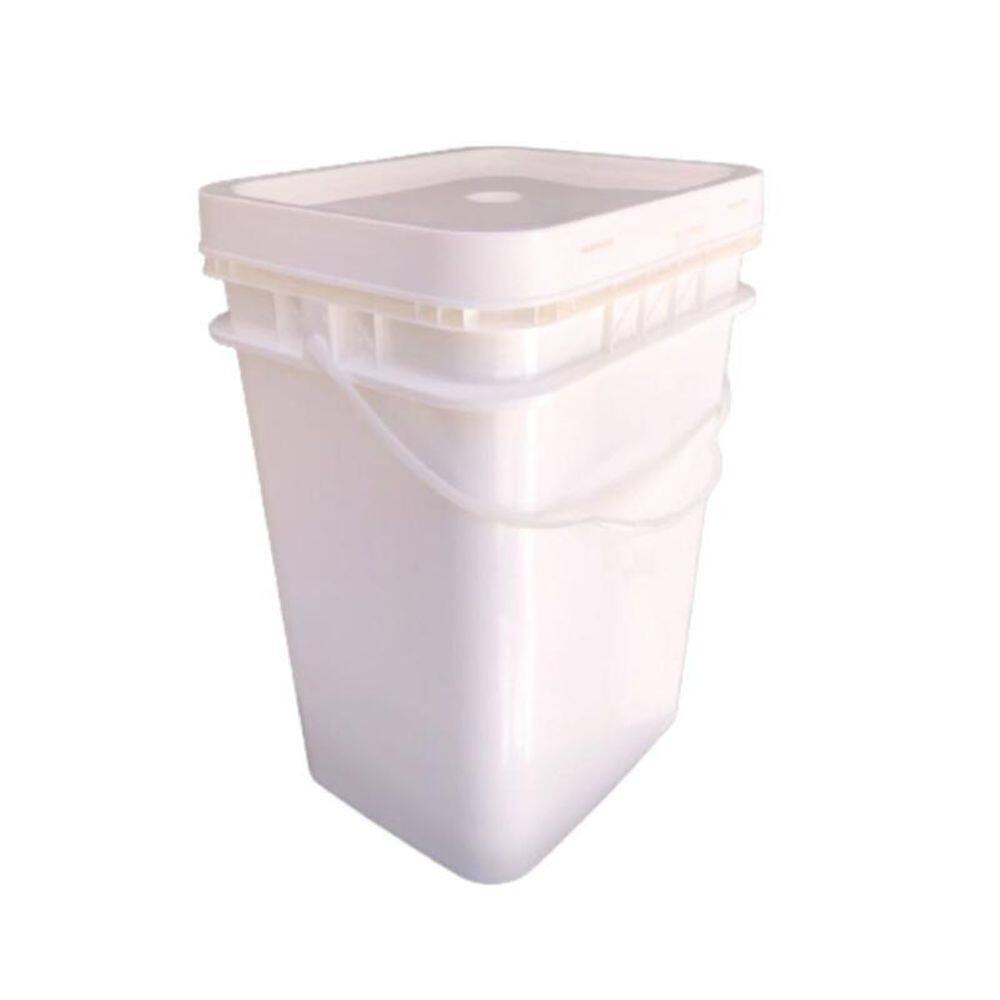 Balde 20l retang p hamburguer kit 4 pçs