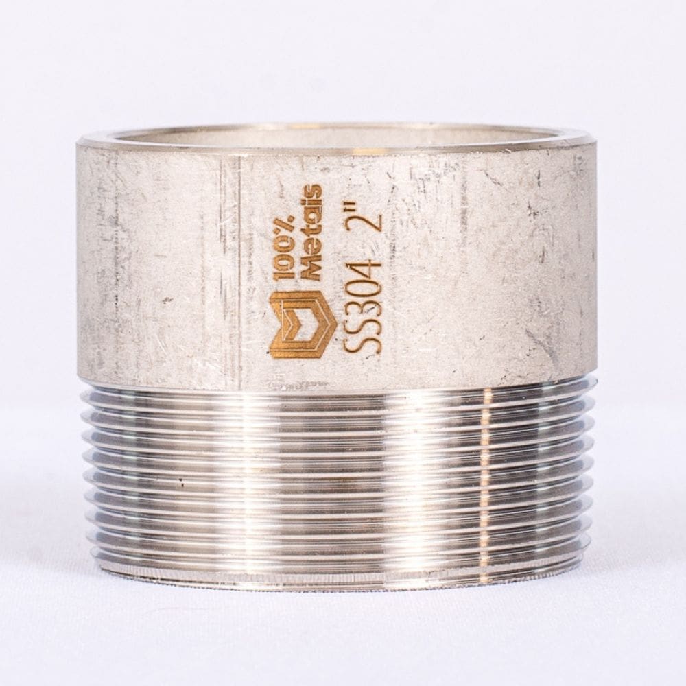 PONTA DE ROSCA INOX 304 SCH.40 ROSCA (BSP) IMP. - 4 (114.30mm)