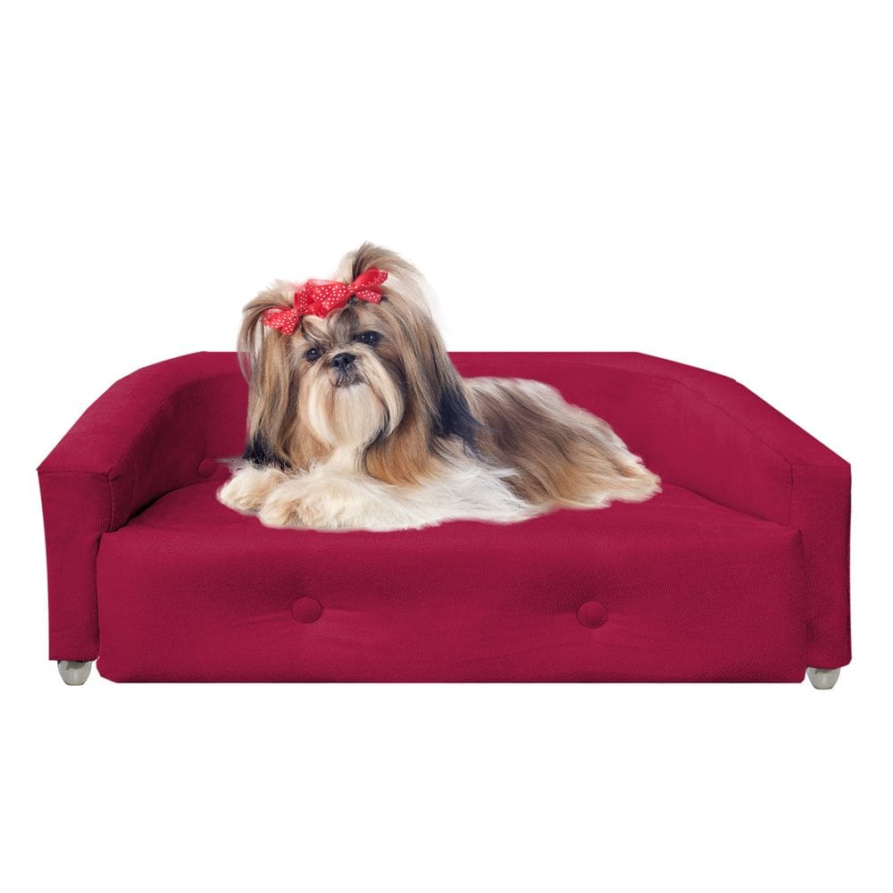 Sofa Pet Megui Vermelho Almofadinha