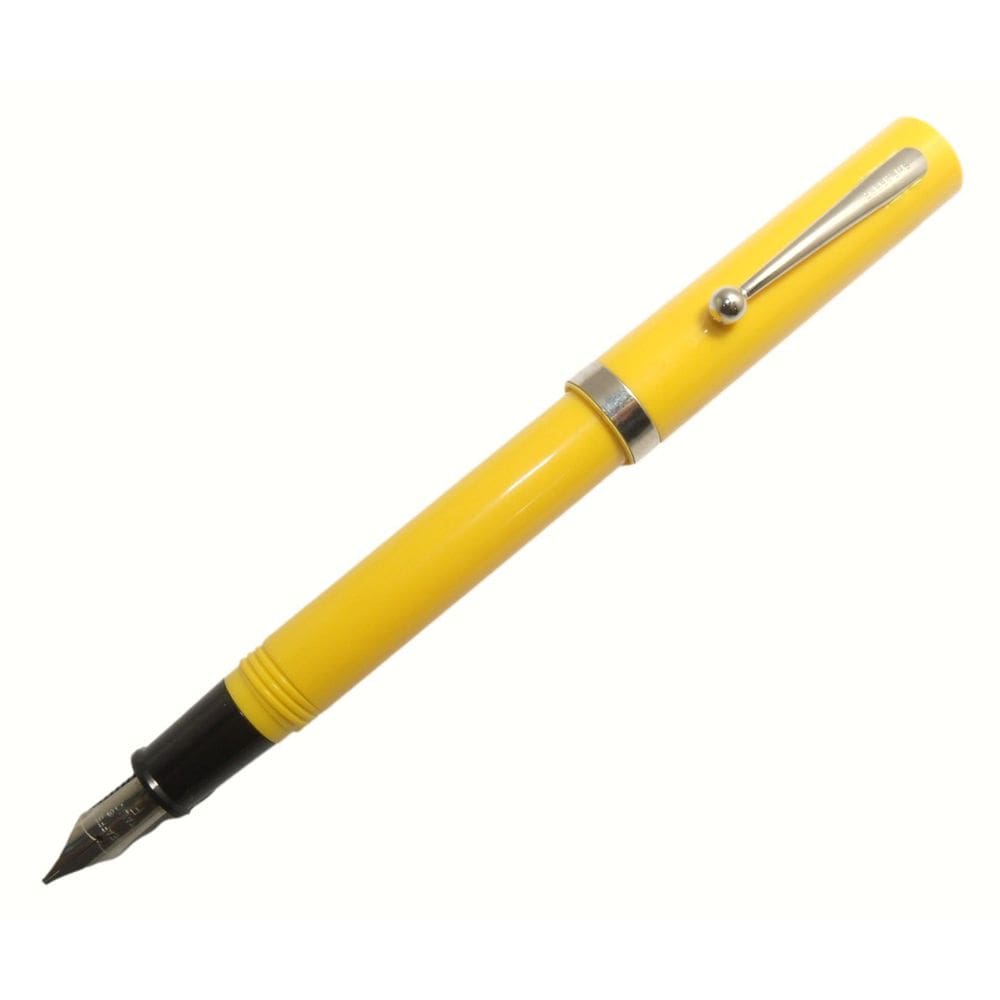 Caneta tinteiro sheaffer calligraphy amarela f new old stock