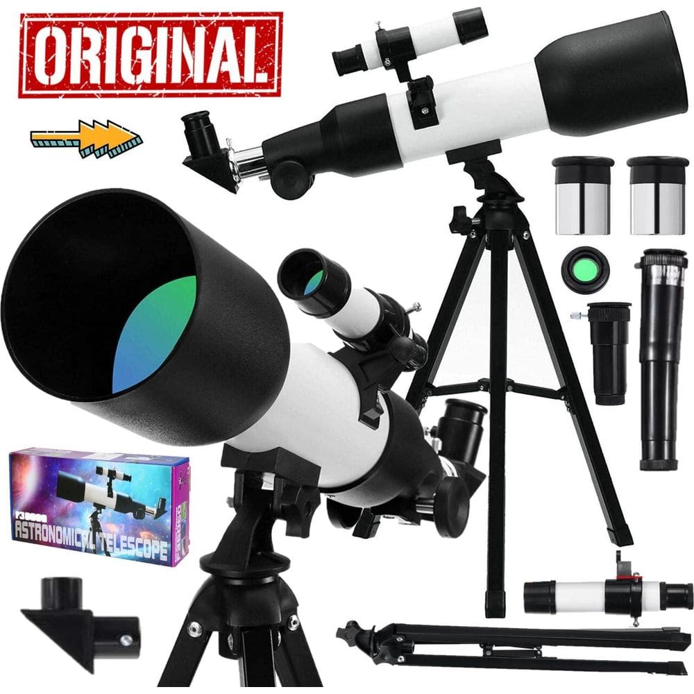 Telescópio astronômico terrestre lunar refrator luneta