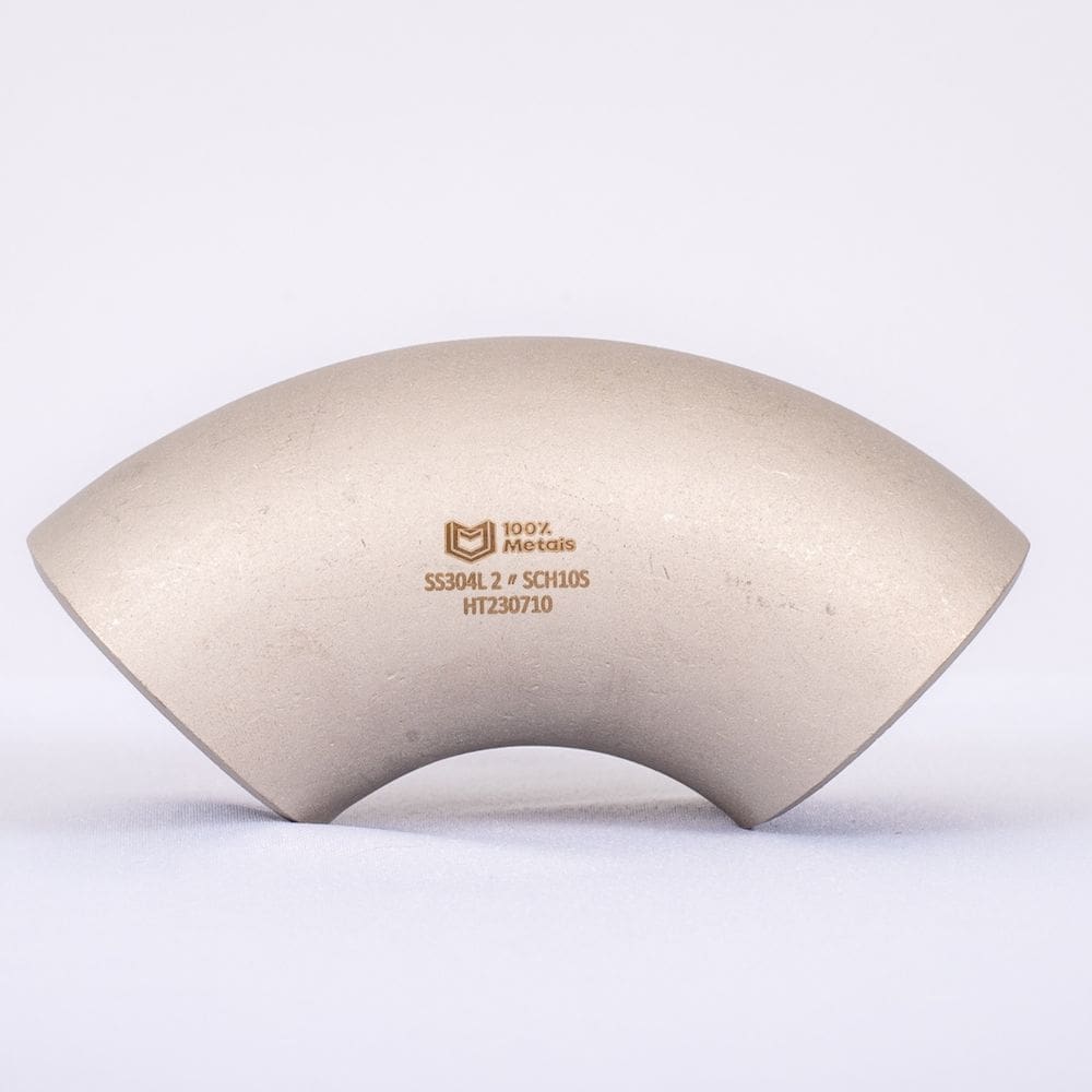 CURVA 90º INOX 304 SCH.10 SOLDA (BW) IMP. - 4 (114.30mm)