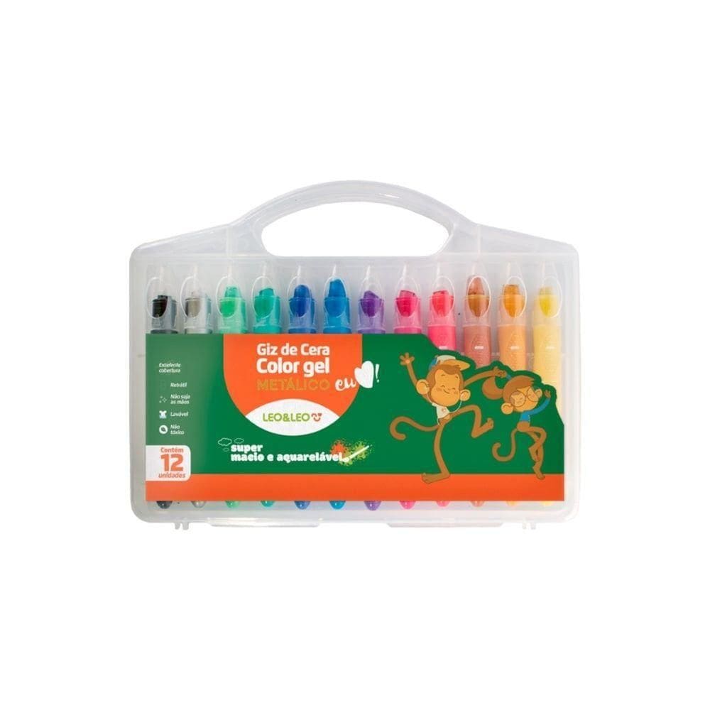 Giz De Cera Color Gel Metalico