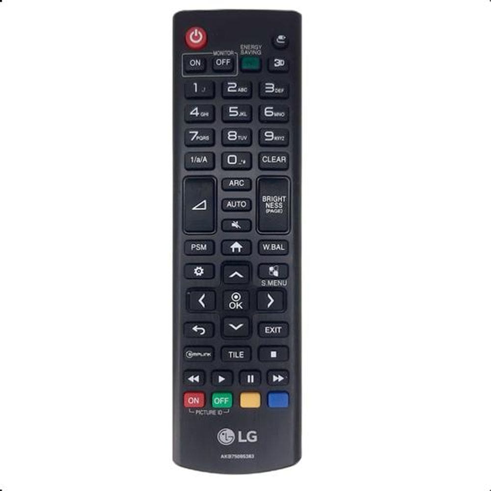 Controle Remoto Monitor LG Akb75095383
