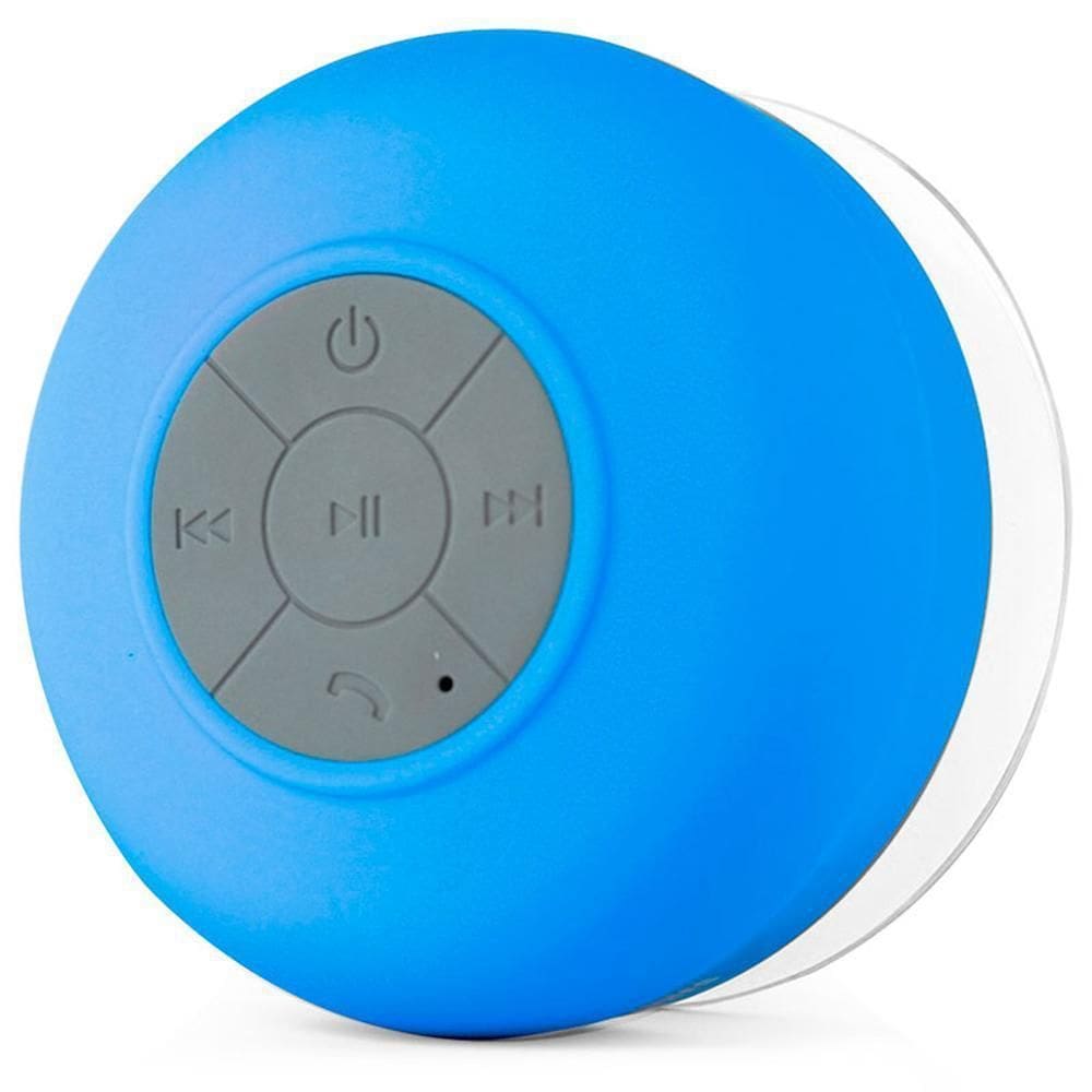 Mini Caixa De Som Bluetooth A Prova D`Agua Azul