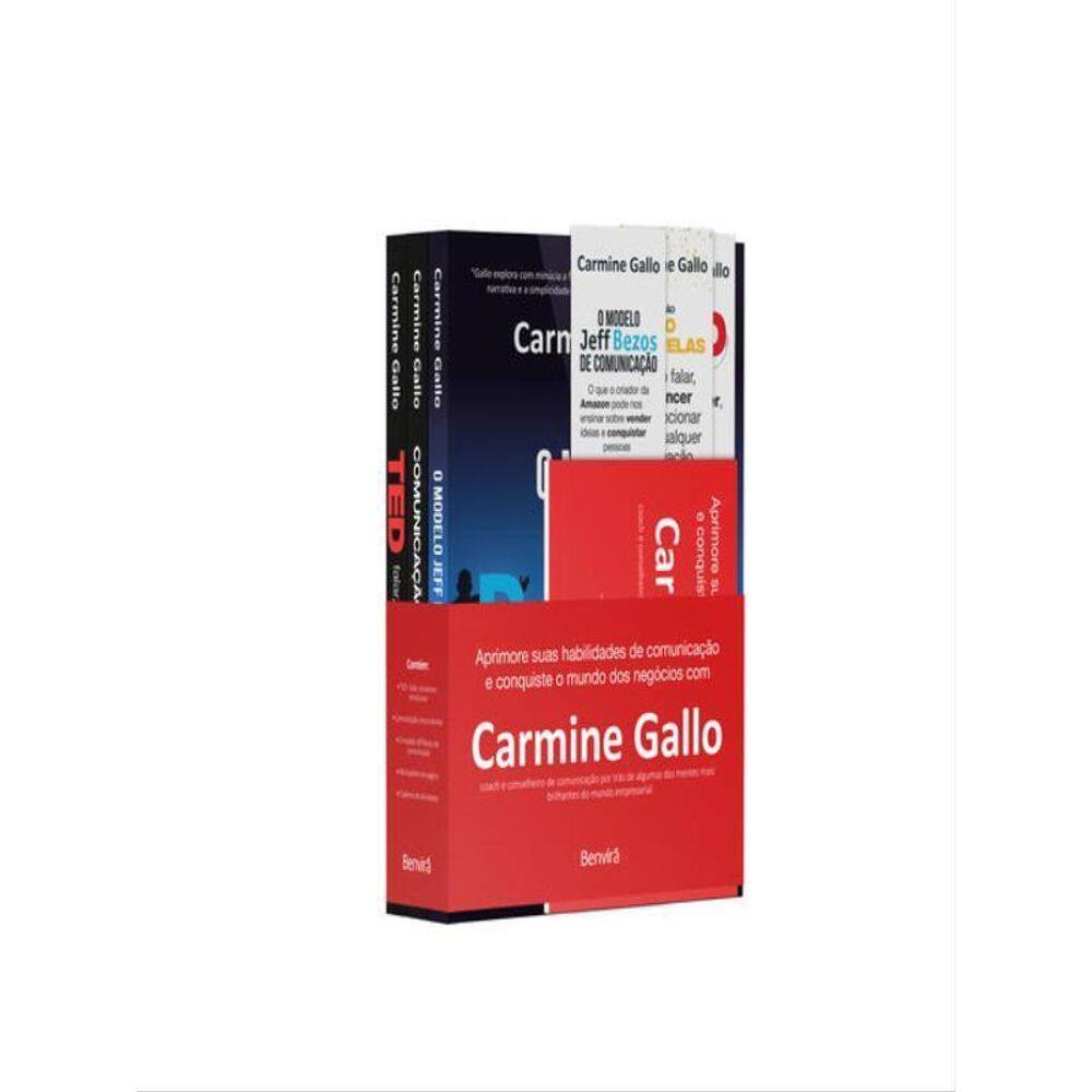Combo Carmine Gallo: Aprimore Suas Habilidades De Comunicação E Conquiste O Mundo Dos Negócios - 1ª