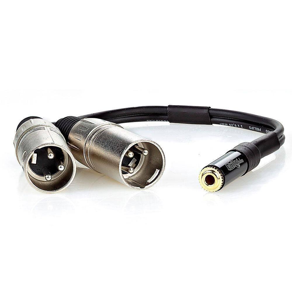 Cabo p2 femea para 2 xlr macho - 2 mt