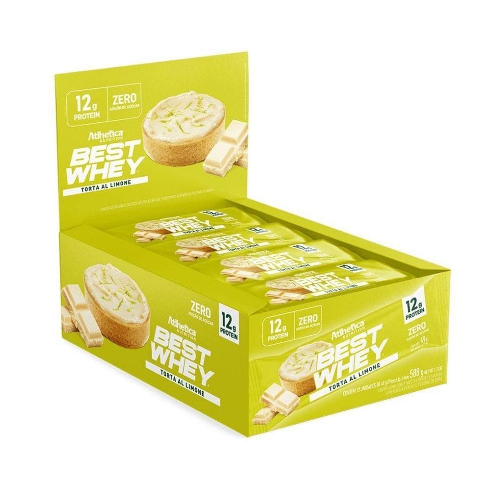 Best Whey Bar 744G Display 12 Un - Atlhetica Nutrition
