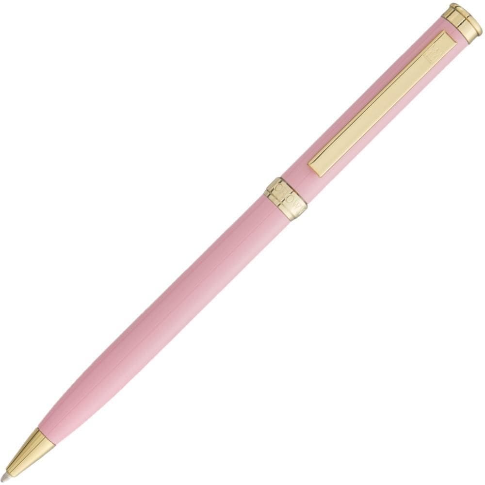 Caneta crown liverpool gold rosa esferográfica ex10080k