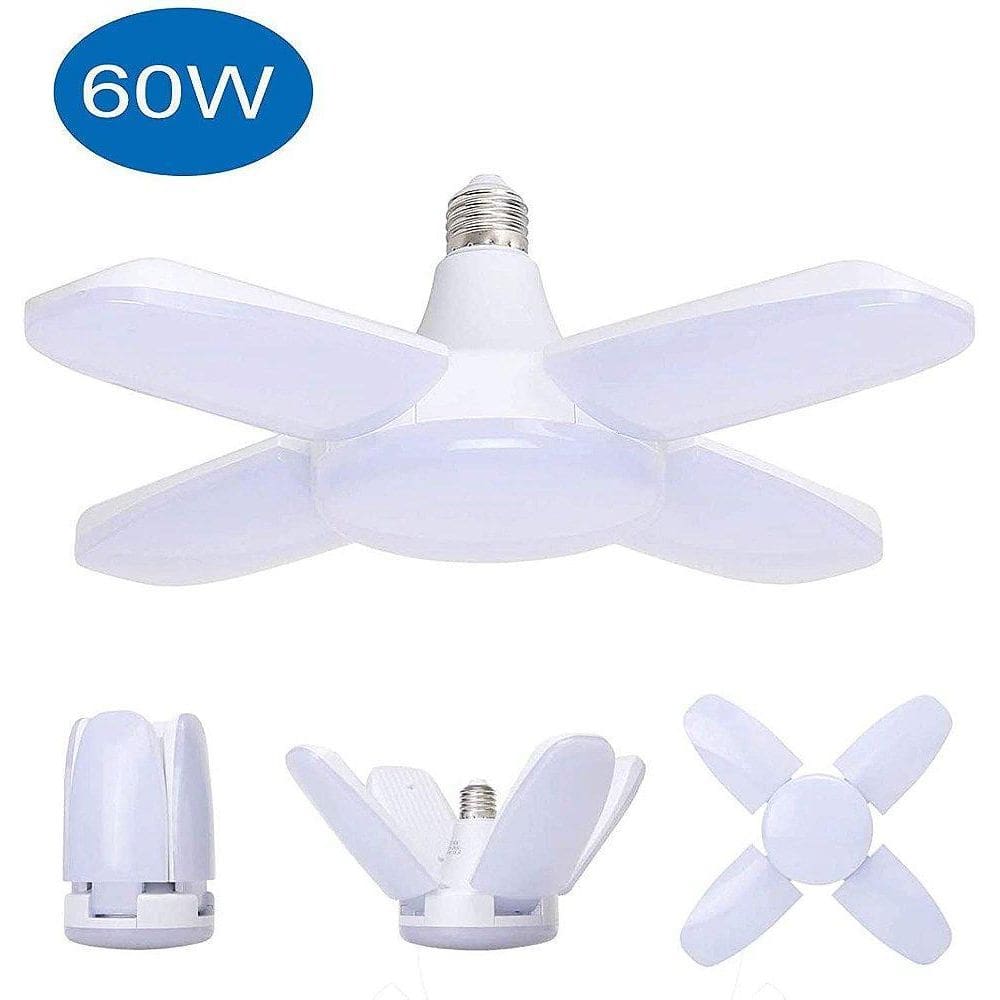 Lâmpada led pétalas ajustável multi ângulos 60w 6500k bivolt