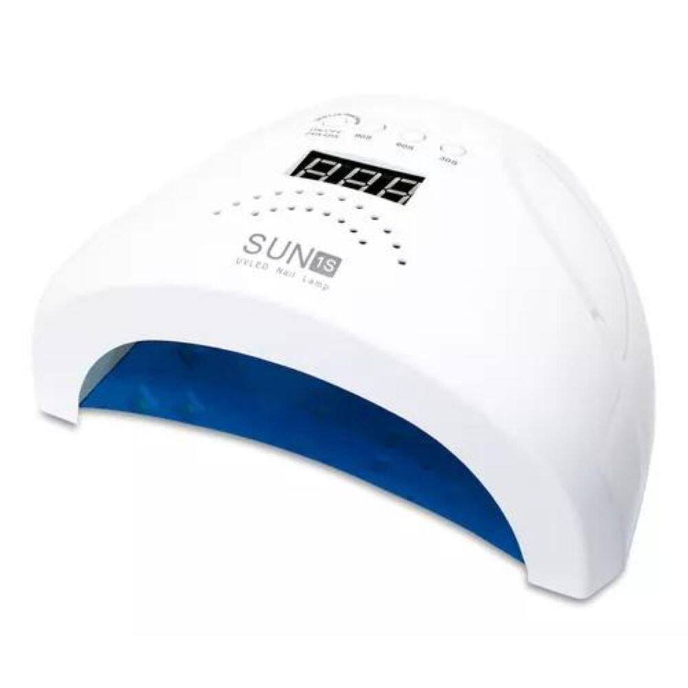 Cabine sun 1s manicure led uv 48w bivolt unha gel 30leds