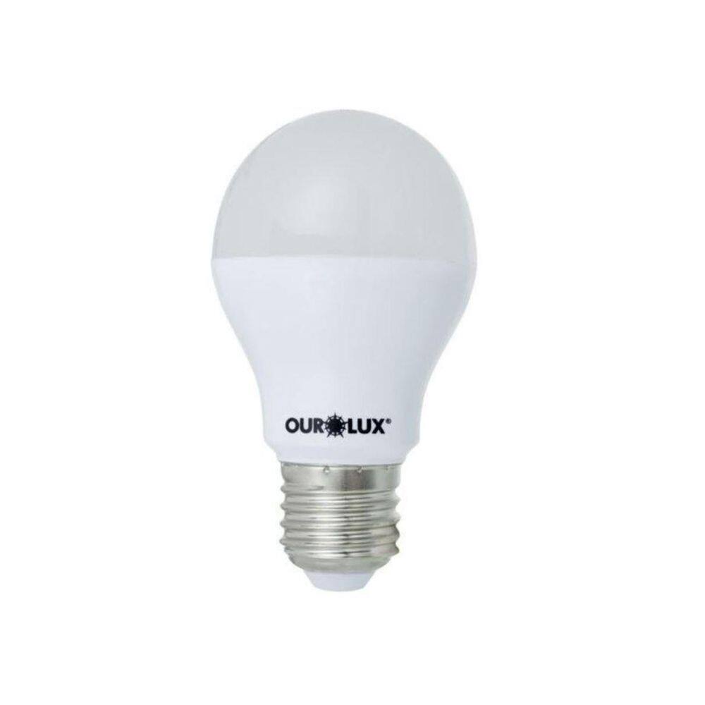 Lâmpada led autodimerizável 9w luz amarela - ourolux