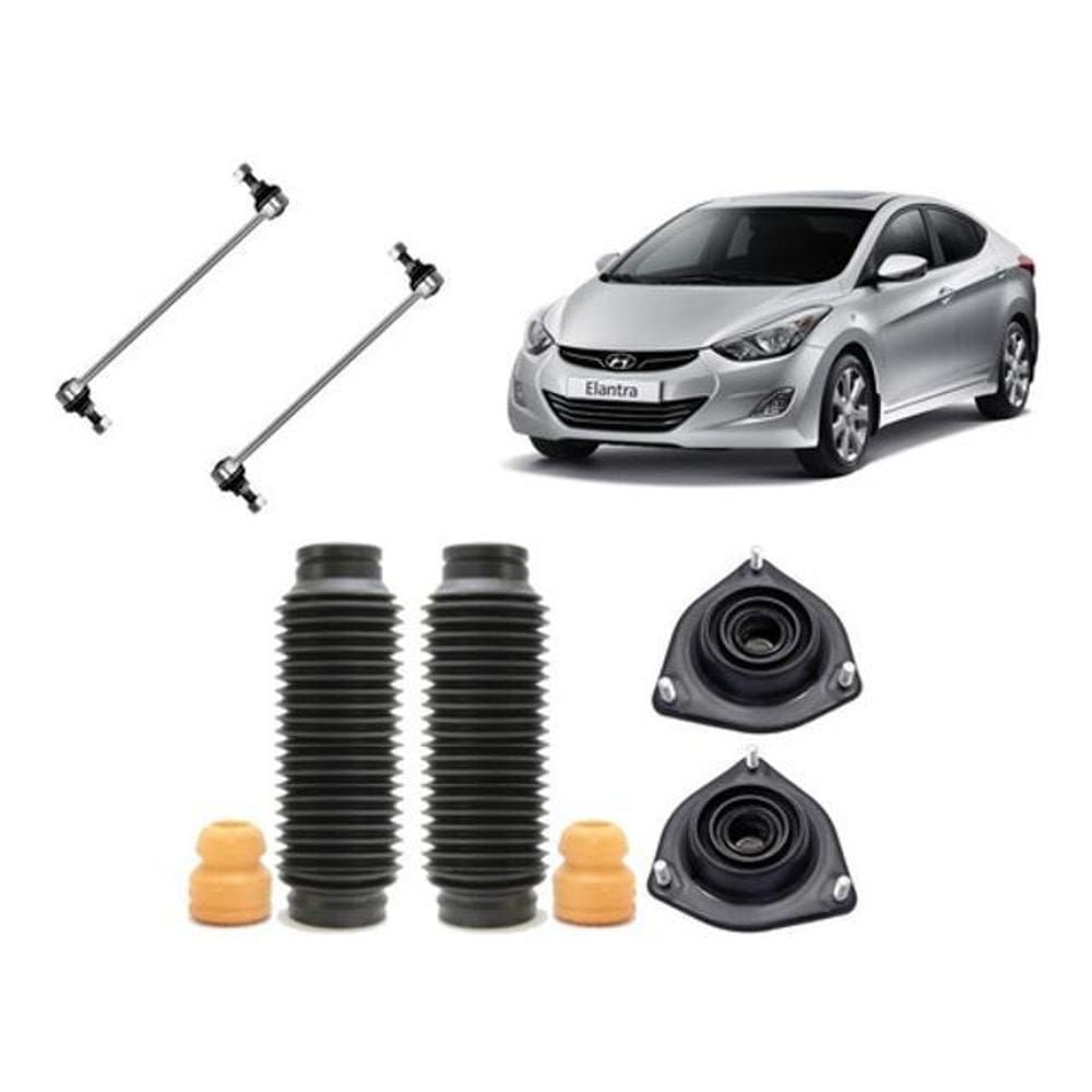 Kit coxim batente + bieleta dianteira elantra 2013