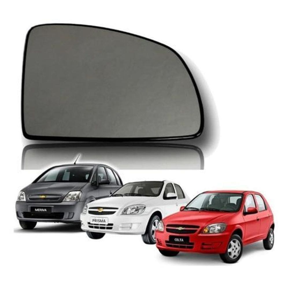 Lente espelho retrovisor celta prisma meriva 2002