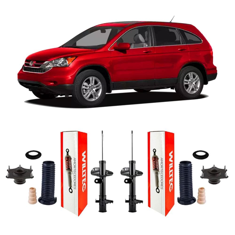 2 amortecedores kit suspensão dianteira crv 2009 10 11 12