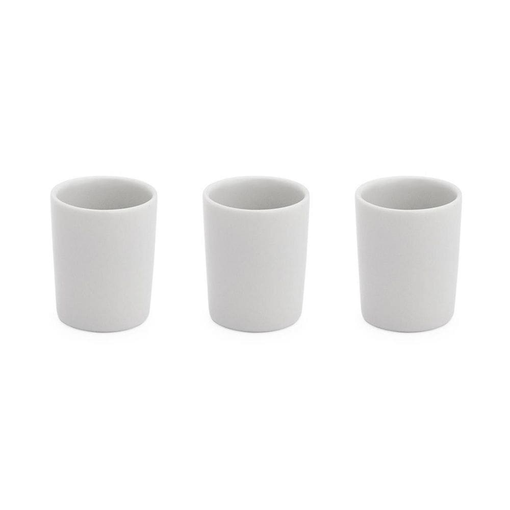 Kit com 3 mini copinho de porcelana 55 ml copinhos de café