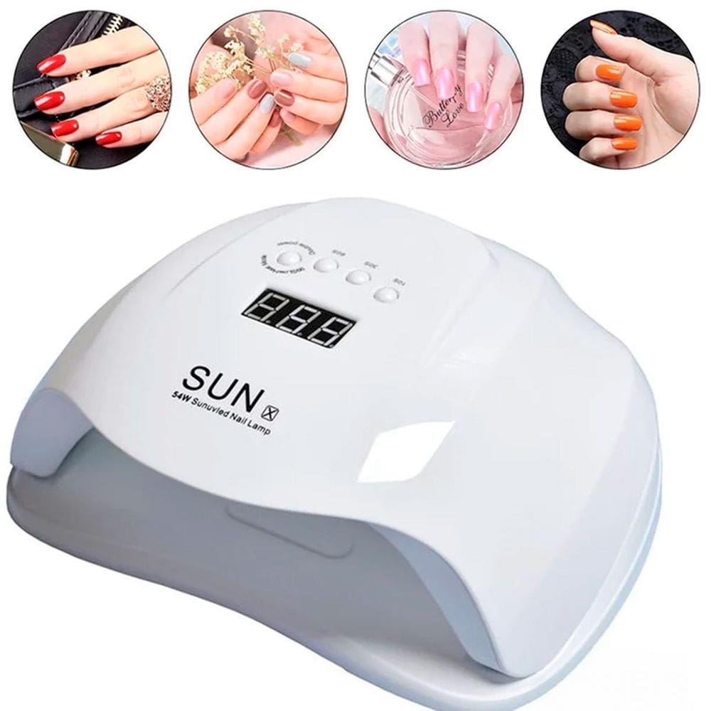 Cabine acrigel estufa lanterna led/uv portátil manicure