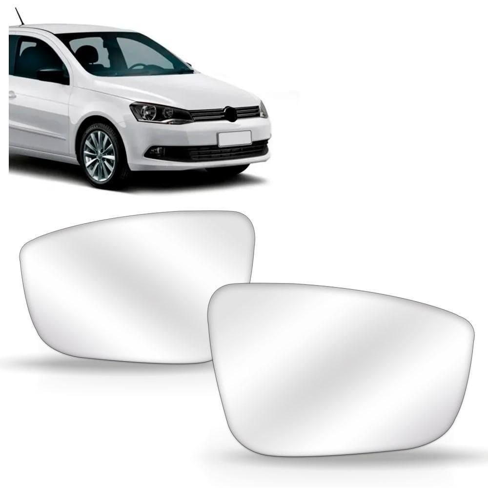 Par lente retrovisor gol voyage g6 fox 2013 a 2017 com base