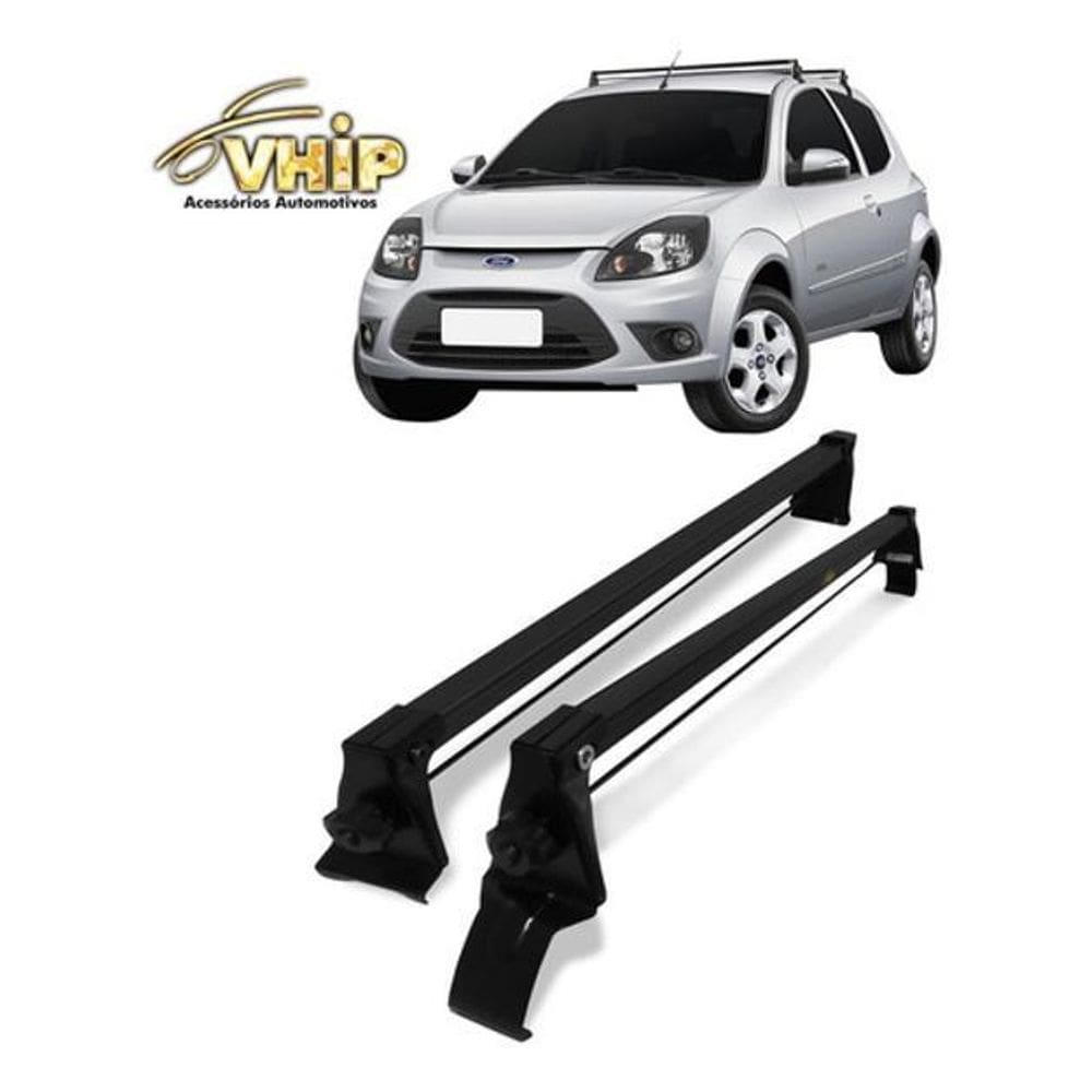 Rack Teto Bagageiro Aço Ford Ka 2008 A 2013
