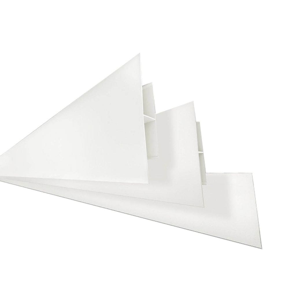 Emenda Rígida Polifort Perfil H 8mm x 6cm x 3,00M Barra Branco Neve
