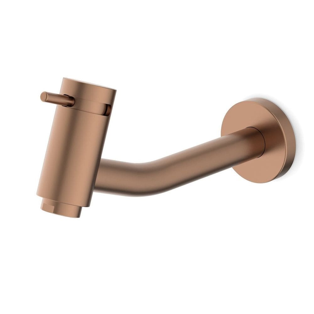 Torneira para Lavatório de Parede Basic Celite Rose Gold Matte
